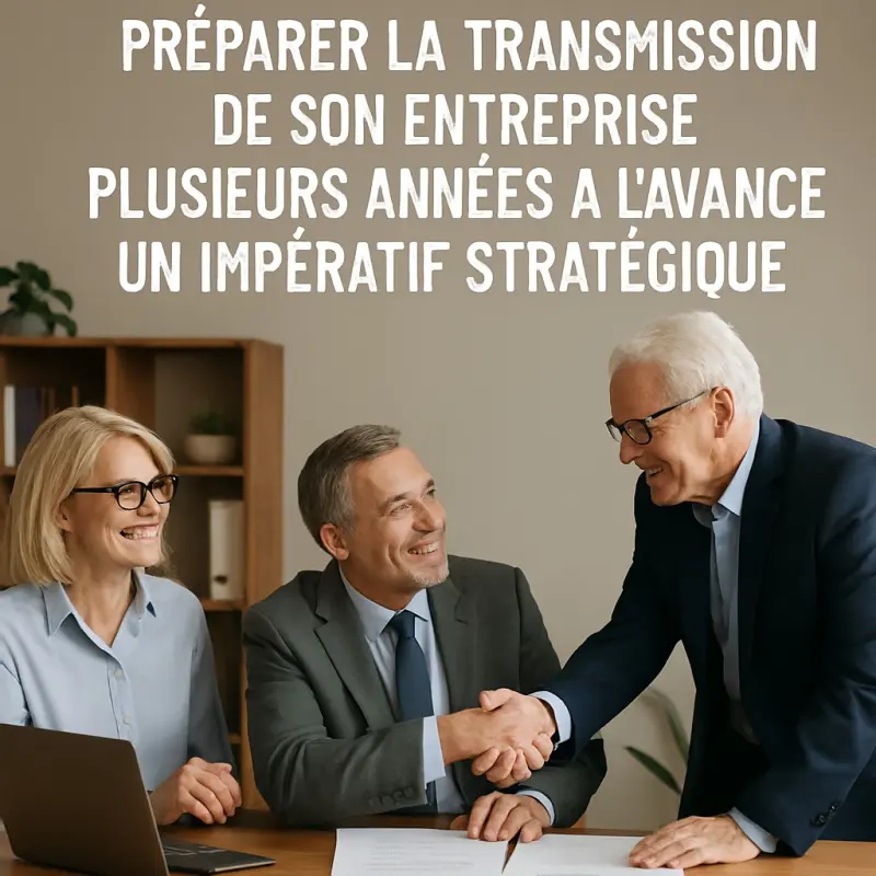 Préparer la cession de son entreprise plusieurs années à l’avance : un impératif stratégique