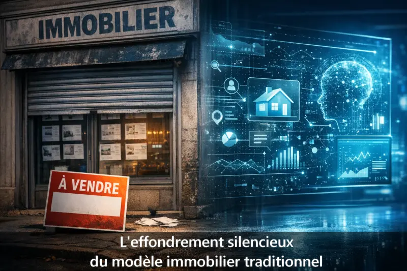 Immobilier : la fin des agences low‑cost… et la chute annoncée des plateformes