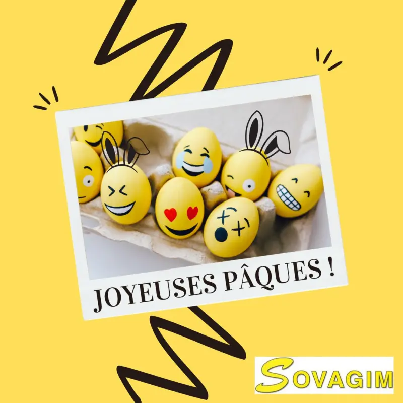 LA SOVAGIM VOUS SOUHAITE DE JOYEUSES FÊTES DE PÂQUES