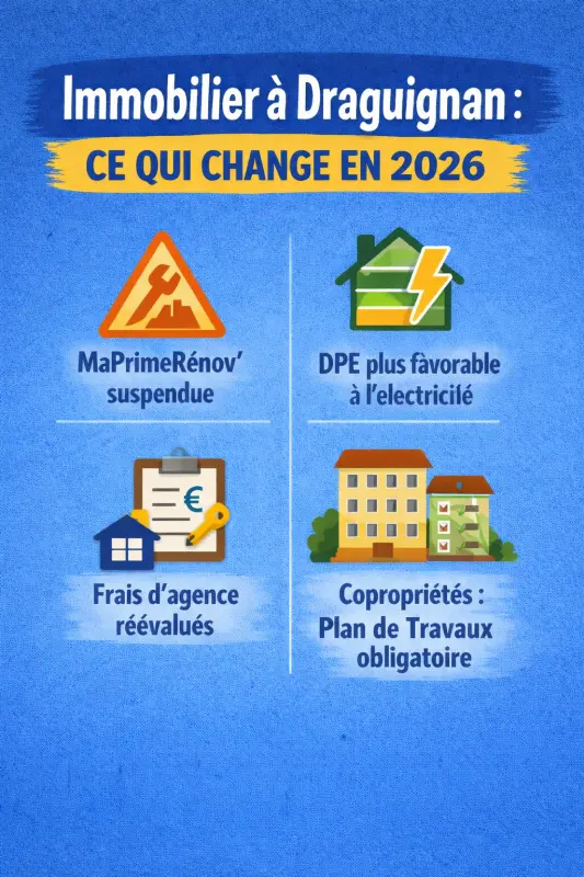 IMMOBILIER: CE QUI CHANGE AU 1ER JANVIER 2026