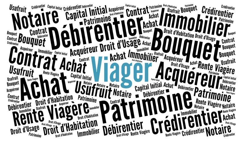 Les mots principaux du viager
