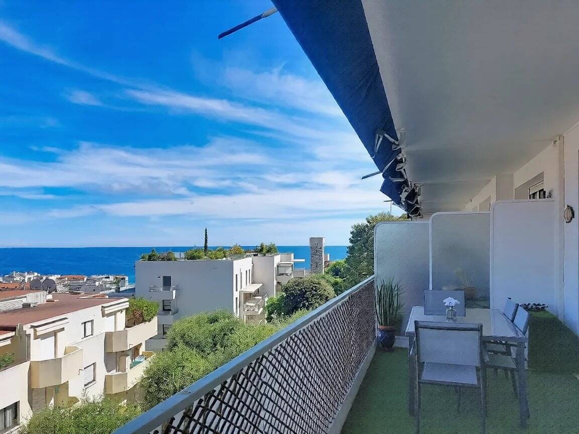Appartement Nice Baumettes Terrasse vue mer