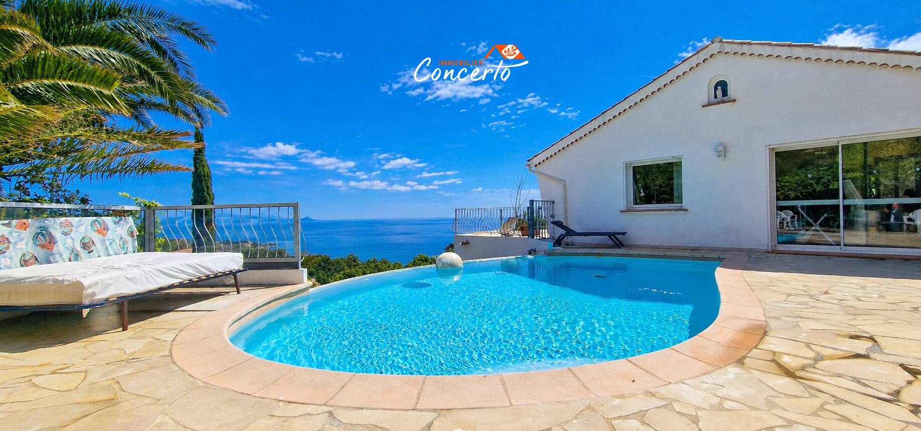 Achat villa vue mer aux Issambres
