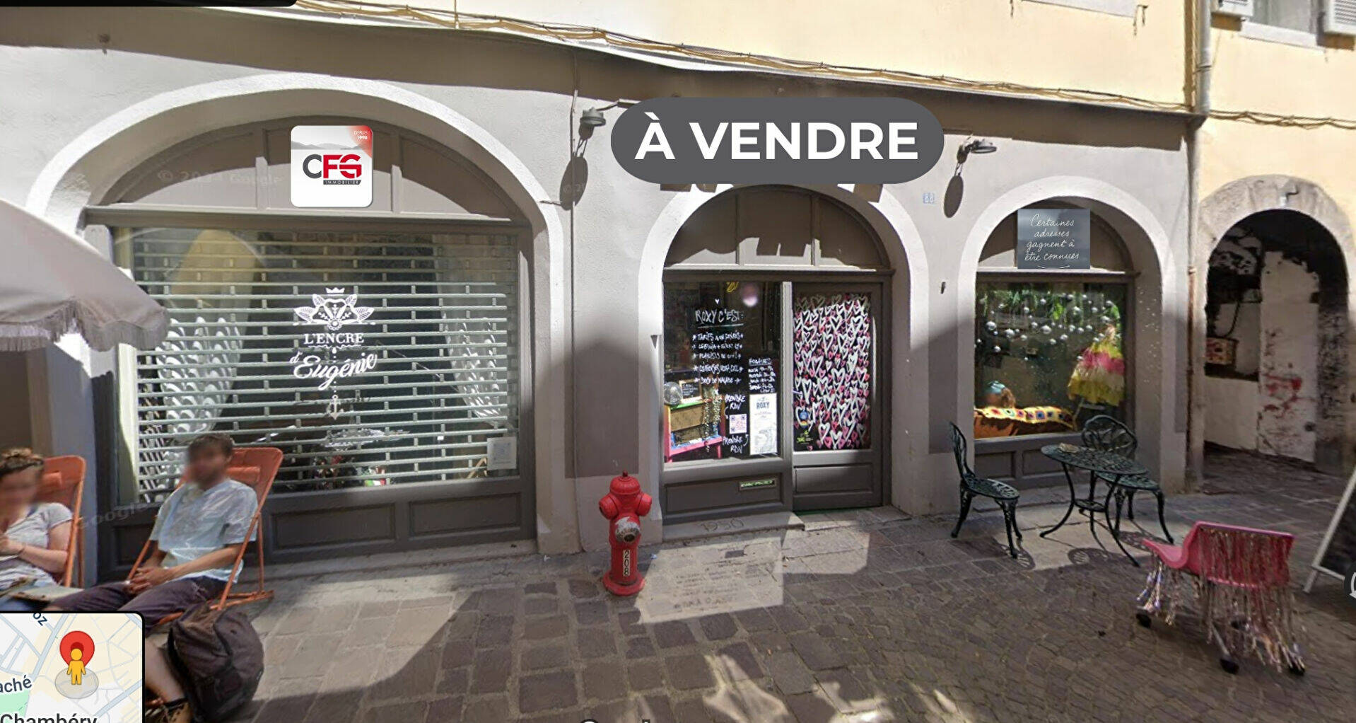 Murs commerciaux à vendre centre historique de Chambéry