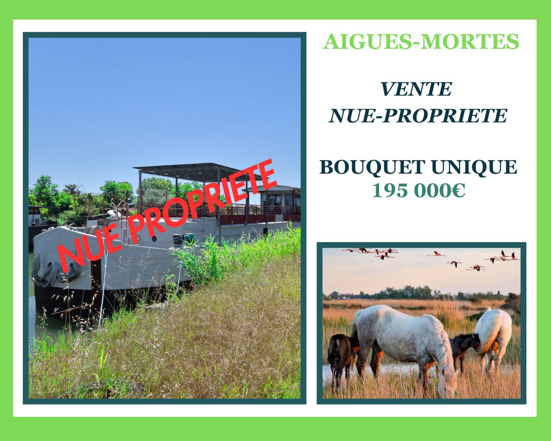 Péniche en Nue-Propriété