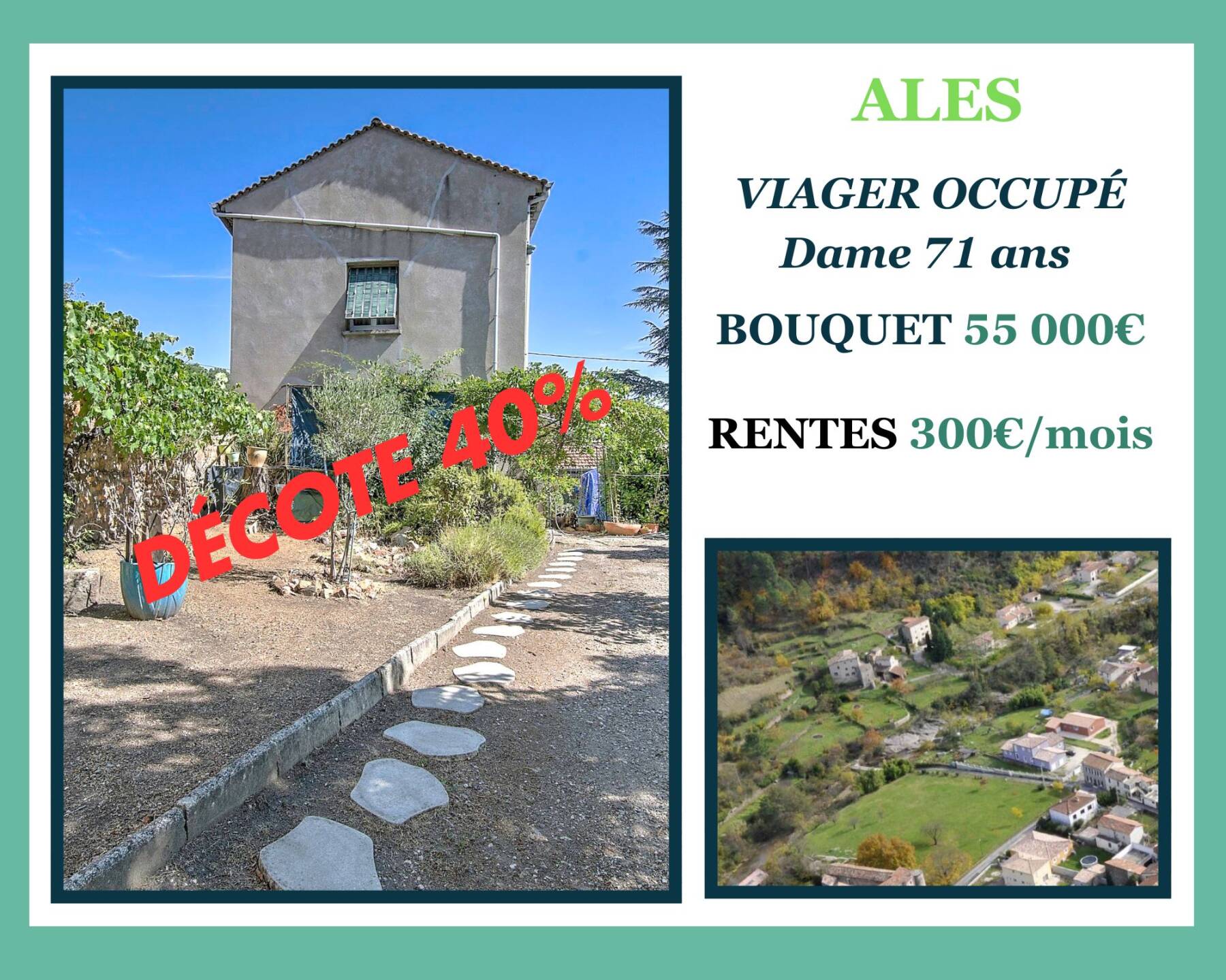 Maison en Viager Occupé ALES