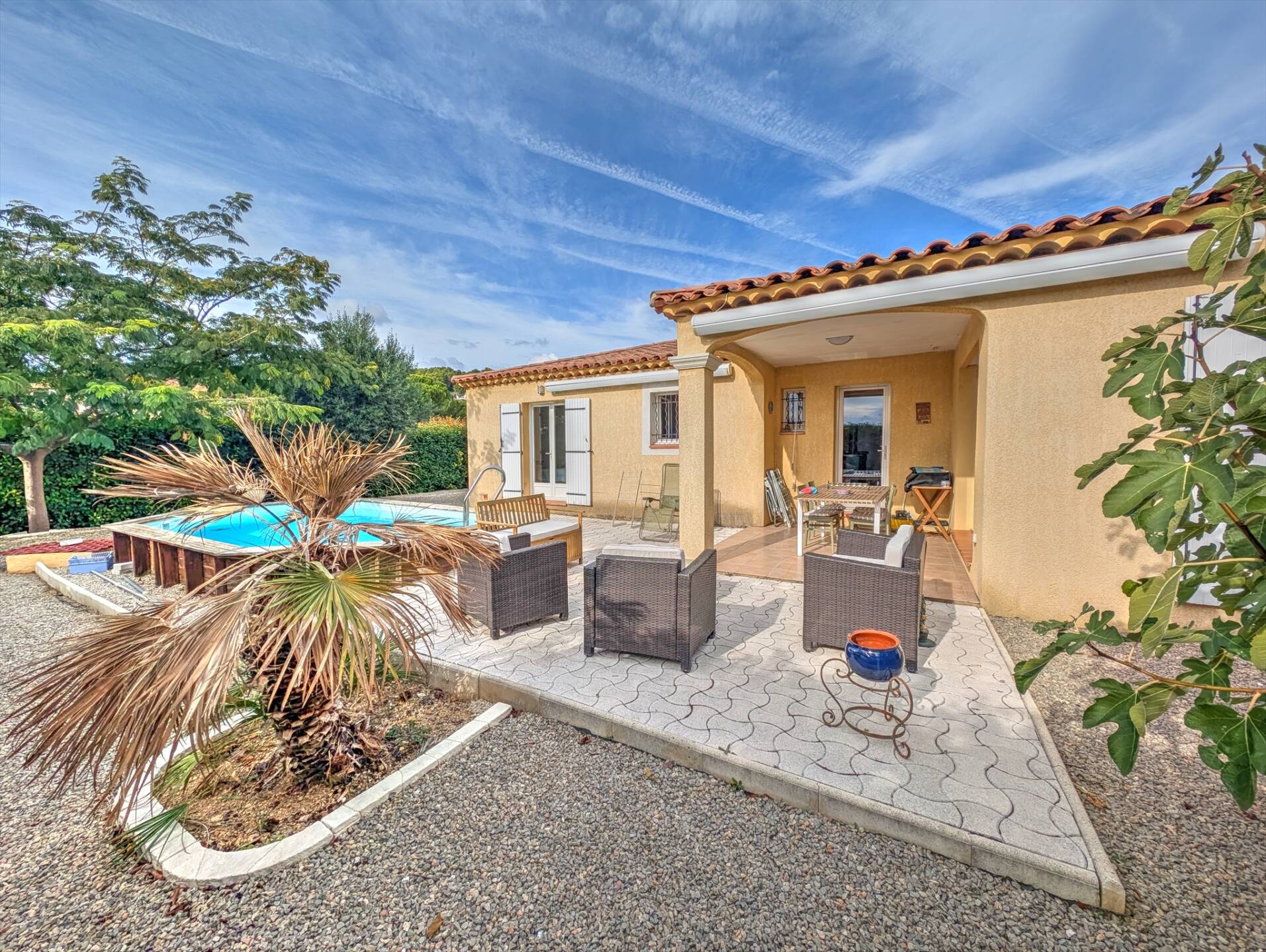 Viager occupé à Lorgues – Villa lumineuse 4 pièces avec piscine et jardin arboré