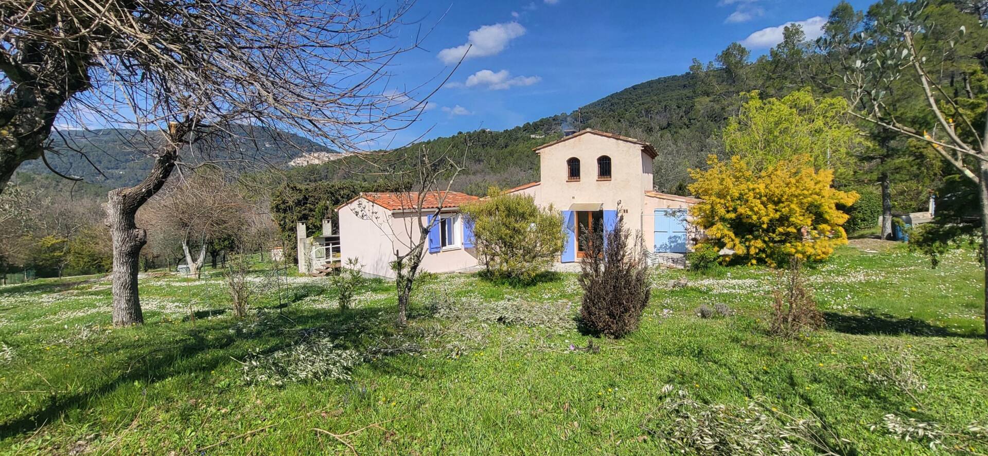 Villa à l'esprit provençal avec piscine sur 4000m² de terrain.
