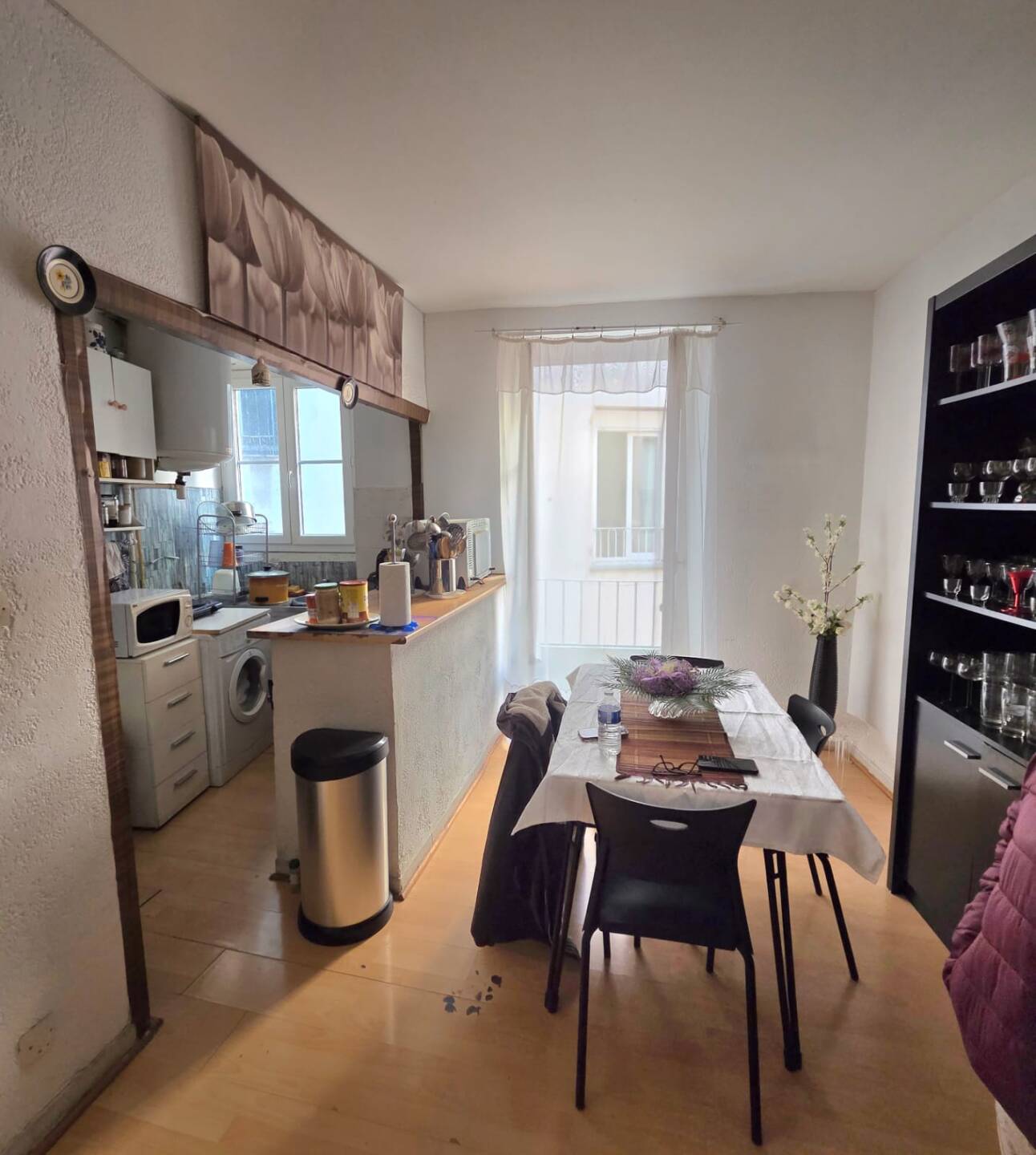 Viager Libre par perception de loyers - Appt F3 - 43m² - Loué 1200€/mois - Nice Gare