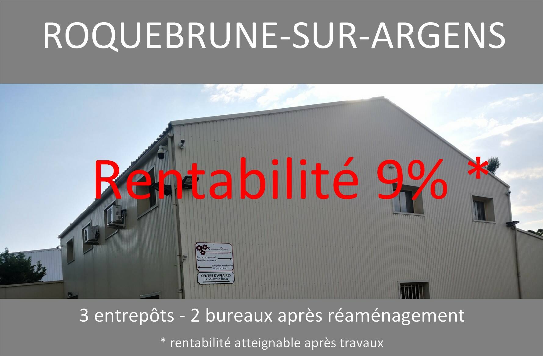 Pour Investisseurs : rentabilité attendue 9%