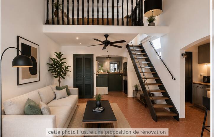 Appartement 3 pièces à 130 mètres de la plage de la Bouillabaisse