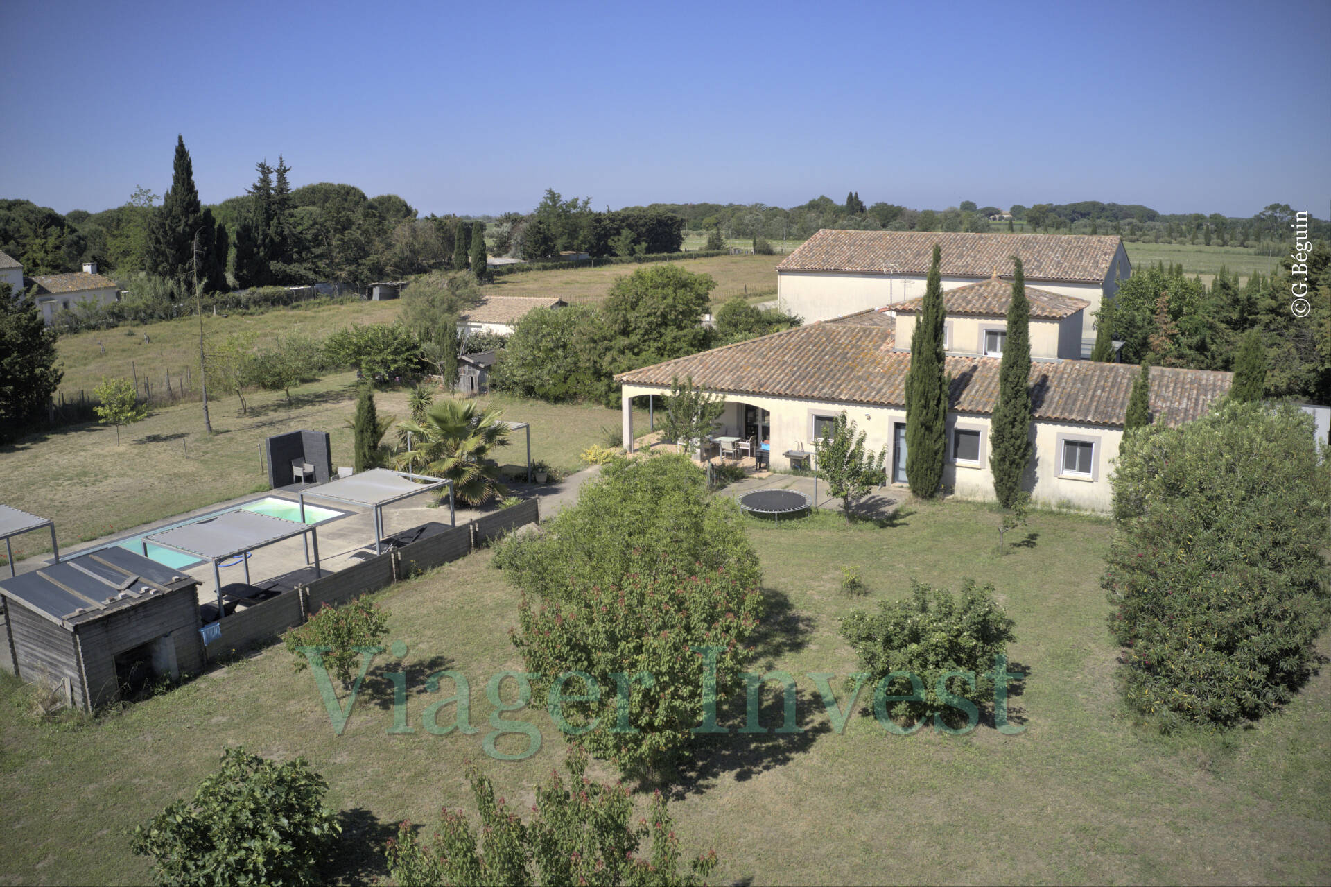 Propriété d'exception en petite camargue