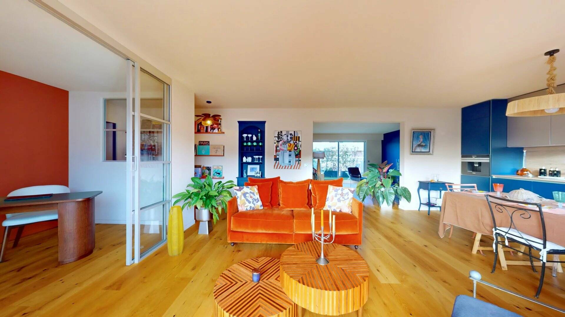 A VENDRE NICE RIQUIER - 3/4 P  DERNIER ETAGE VASTE TERRASSE