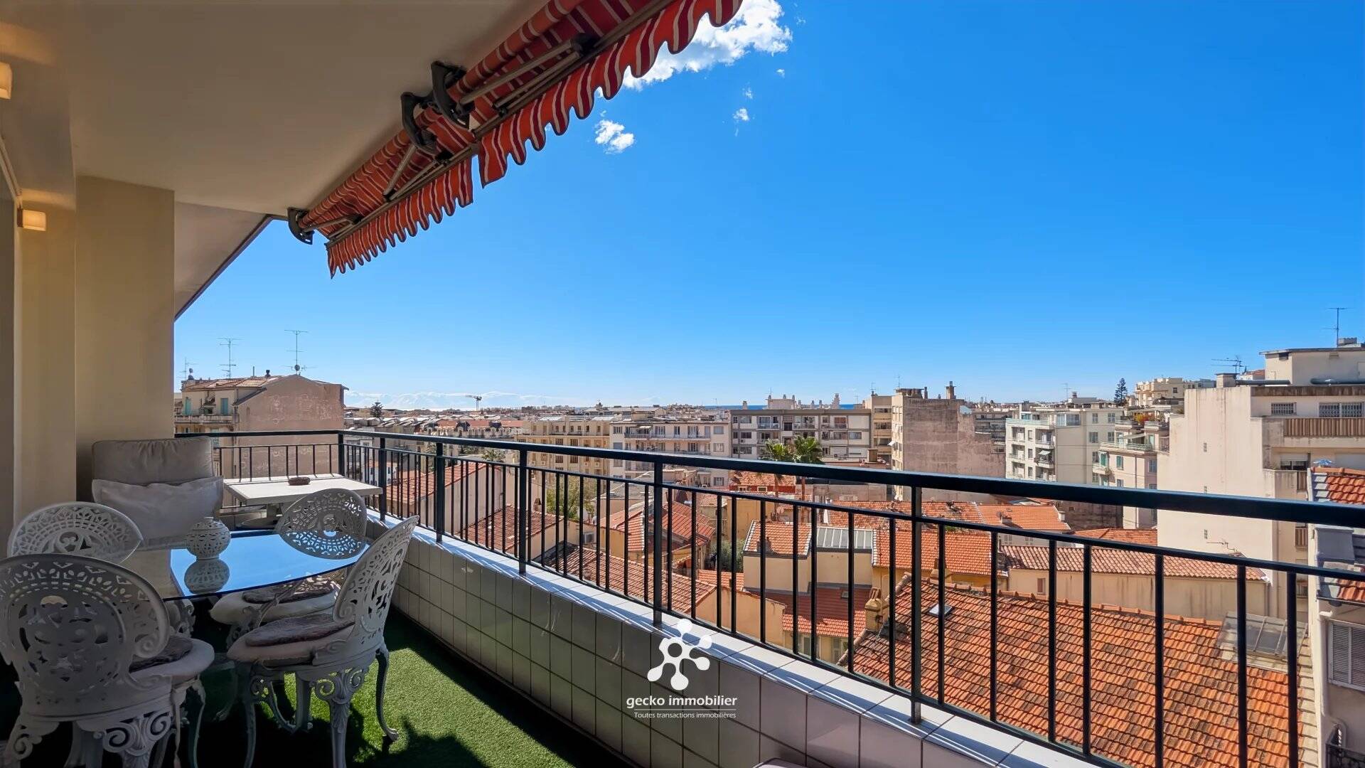 NICE - FLEURS / GROSSO - Viager occupé - Appartement 3 pièces avec terrasse et vue mer