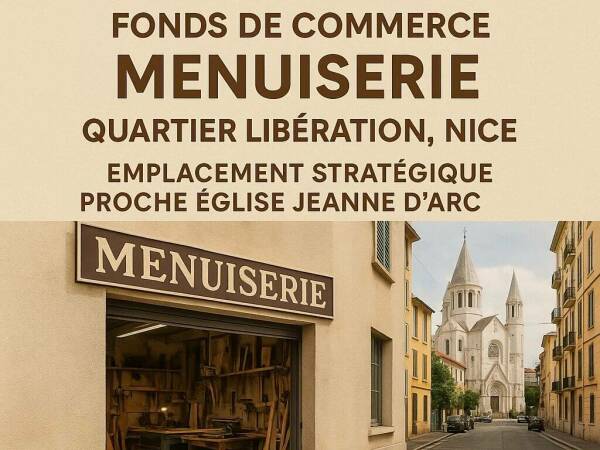 NICE - LIBERATION - Fonds de commerce menuiserie