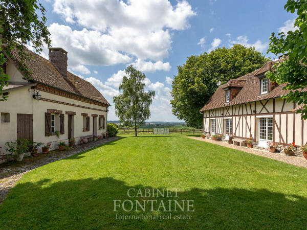 PROPRIETE EQUESTRE Pays de Bray , 2 hectares 6, maison et maison d'amis