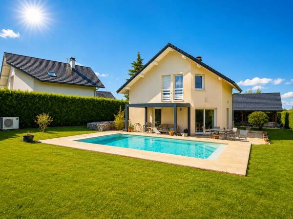VIMINES, Maison récente avec vue dégagée, piscine et fort potentiel.