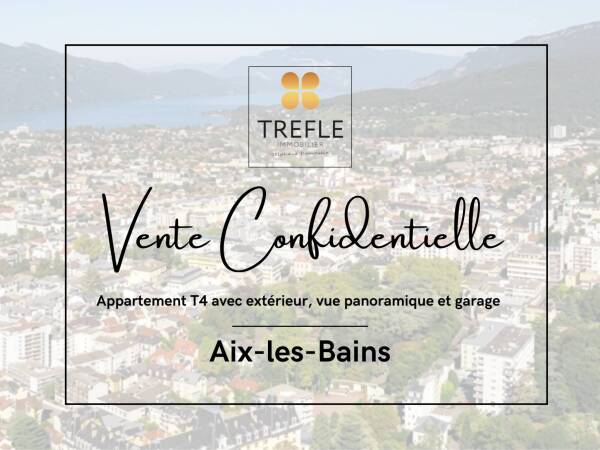 Appartement T4 avec grande terrasse, vue panoramique et garage