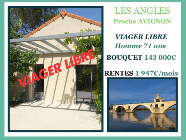 VIAGER LIBRE AUX PORTES D’AVIGNON – INVESTISSEMENT LOCATIF AVEC REVENU IMMÉDIAT