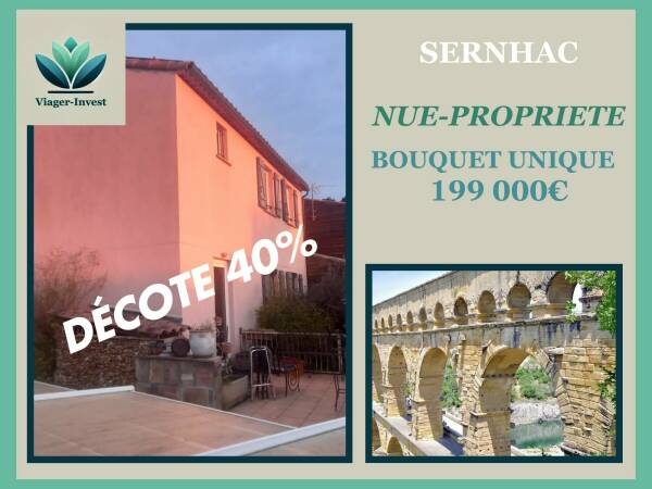 NUE-PROPRIÉTÉ à Sernhac : Idéal Investisseurs !
