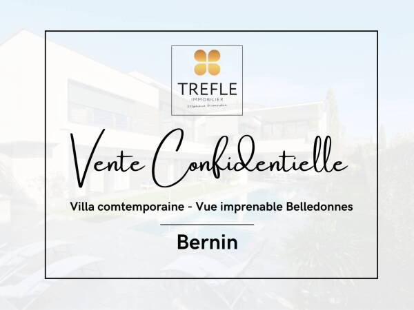 Propriété d'exception de 296 m² environ, au calme , vue sur la chaine de Belledonne.
