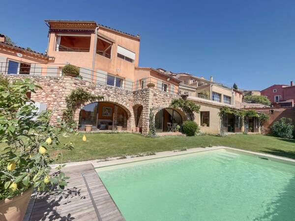 VENTE A TERME OCCUPÉE à vie : Maison T6 à Roussillon en Provence