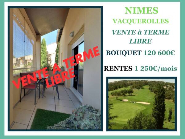 Vente à terme libre appartement P4 face au Golf