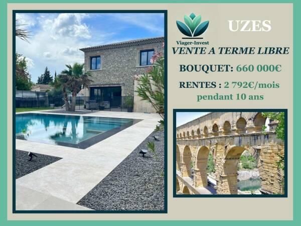 VENTE A TERME LIBRE : Superbe Propriété dans l’Uzège