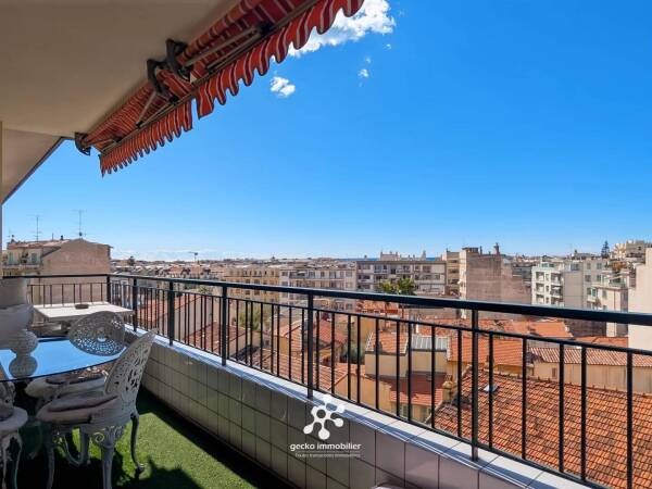 NICE - FLEURS / GROSSO - Viager occupé - Appartement 3 pièces avec terrasse et vue mer